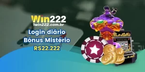 Bônus Misterioso WIN222: Ganhe Recompensas Diárias ao Fazer Login no APP