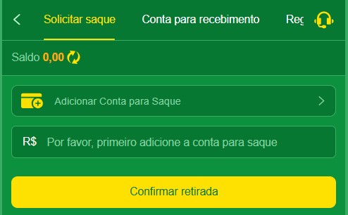 Defina Sua Senha de Saque